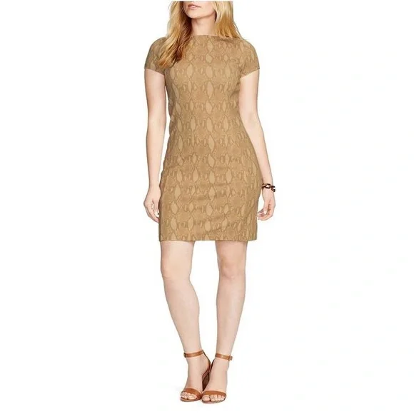 Lauren Ralph Lauren | Dresses | New Lauren By Ralph Lauren Snake Print Ponte  Knit Mini Dress | Poshmark